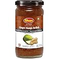 Shan Ginger Mango Relish 14.1 oz (400g) - Tasty Accompaniment from Fresh Ginger and Mango - Delicious and Zestful Dipping Sauce - Suitable for Vegetarians - Airtight Glass Jar