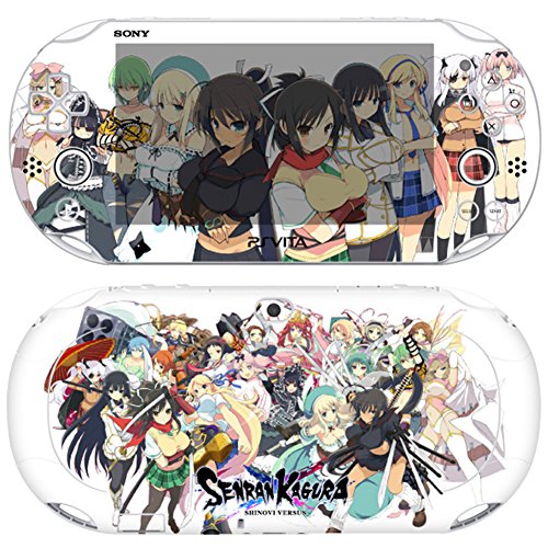Skin-Decals-Stickers-For-PlayStation-VITA-Slim-2nd-Generation-PCH-2000-Series-Consoles-Korea-Made-POP-SKIN-Senran-Kagura-05-Free-Gift-Screen-Protector-Film