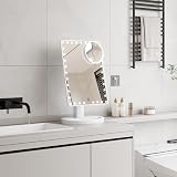 FUNTOUCH X-Large Lighted Vanity Mirror with 35 LEDs 10X Magnification view 5