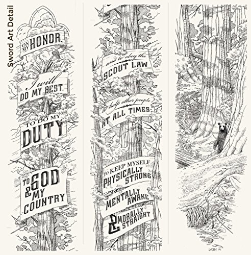 Boy Scout Oath - Wooden Sword Wall Art - Hand Crafted - Made in the USA