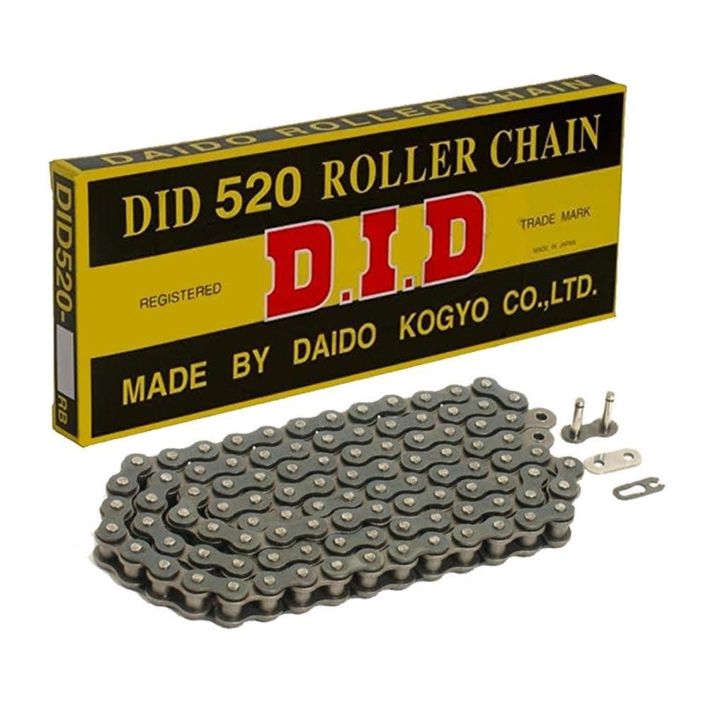 DID chain 520 Did, 94 links (Standard), Open, with Clip Lock