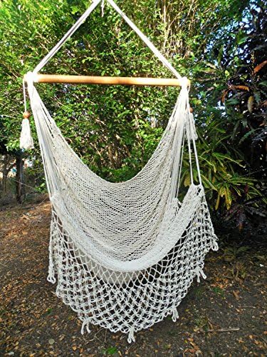 Hammock Chair Hammock SWING - Hangs indoor or outdoor - swinging hammocks Handwoven - No Hammock Stand is needed - great for kids and adult- large premium hammock chair - handmade in Nicaragua