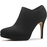 Viciously Vixen Women's Platform Booties Stiletto Ankle Boots High Heel Booties Winter Dress Shoes