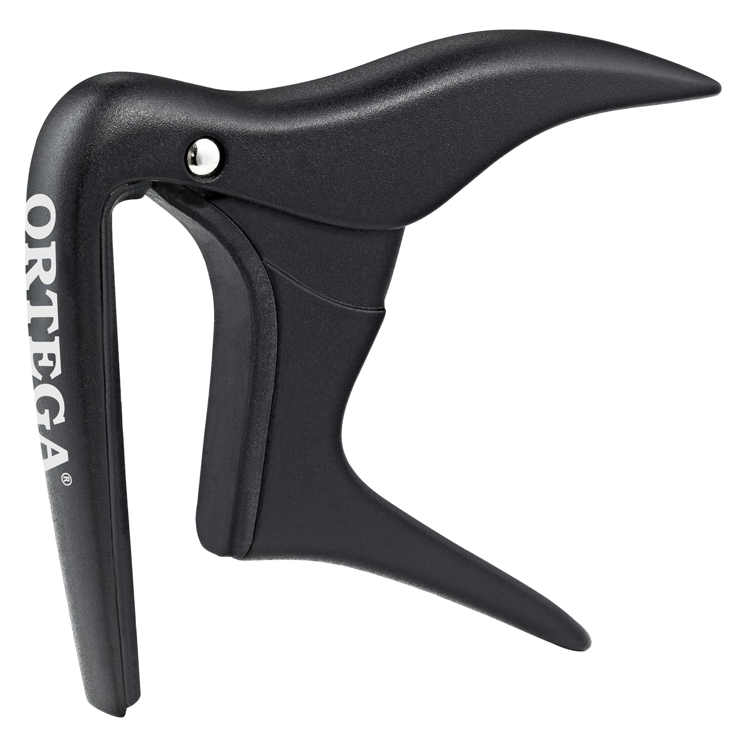 Ortega Guitars Capo Instrument Accessory - Flat - For Guitar - Aluminum Alloy, Black (OCAPO-SBK)