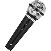 IFJJ Toy Microphone Prop Play Plastic Mics Simulate Speech Microphone Props for Karaoke Fun or Costume Prop