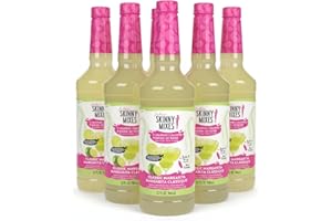 Jordan's Skinny Mixes Sugar-Free Margarita Mix, Flavored Cocktail Mixer for Drinks - Fresh Lime Drink Flavoring for Cocktails