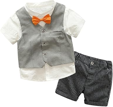 baby short suit set
