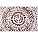 Trade Star Exports Golden Mandala Print Floor Cushions Cover Decorative Throw 32