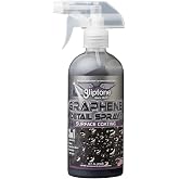 Gliptone Graphene Detail Spray, Super-Hydrophobic Graphene Oxide Coating, Extreme Gloss &amp; Slick Finish, Durable Paint Protection, Spray &amp; Wipe Application, Maintains Waxed or Coated Surfaces, 16 fl oz