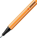 STABILO point 88 Fineliner Pack of 10 Light Blue 0.4mm Hexagonal view 2