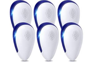 SENQIAO Ultrasonic Pest Repeller, Plug-in Pest Repellent, Pest Control for Mices, Mosquitoes, Roaches, Spiders, Bugs, Flies, 