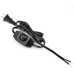 [UL Listed] PLUSPOE Rotary Dimmer Switch w/ 5.0ft