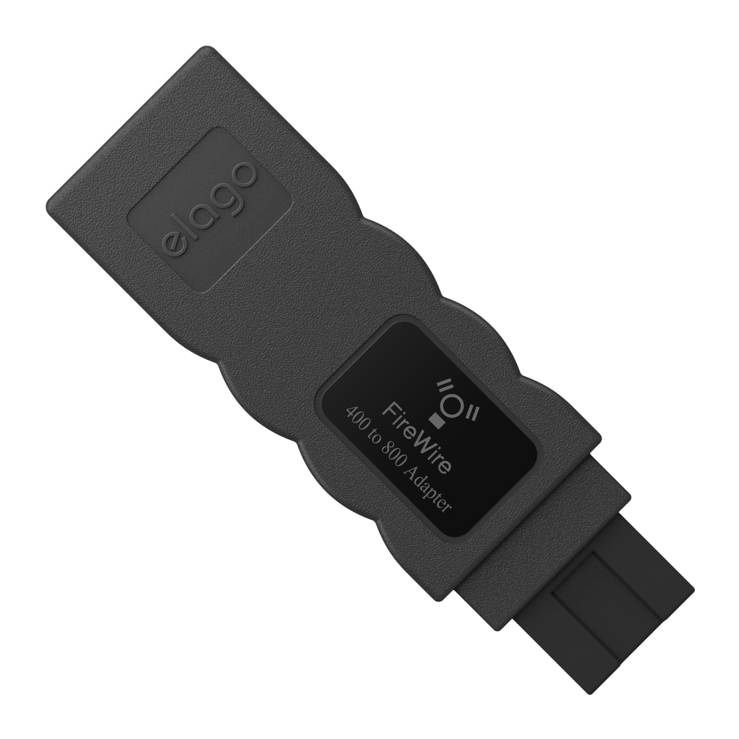 elago FireWire 400 to 800 Adapter Compatible with Mac Pro, MacBook Pro, Mac Mini, iMac and All Other Computers - Black