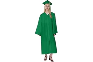Gradois Unisex Matte Graduation Cap and Gown 2024 Tassel Set for High School &College Graduates