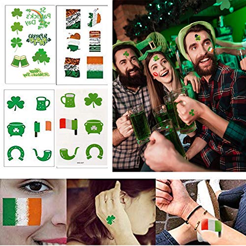 image for Dichoso St Patrick's Day Parade Costume Accessories Set- Green Shamroc