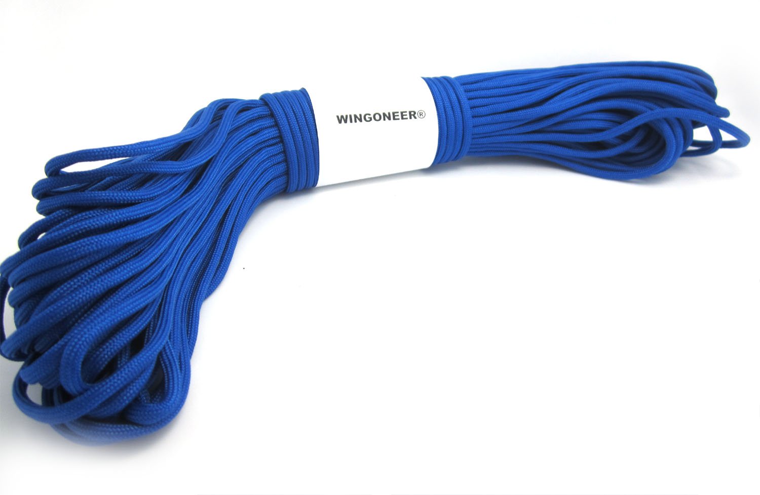 WINGONEER 550 Paracord Mil Spec Type III 7 strand parachute cord Blue 100 feet