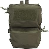 GYDEHUTJ Tactical Adapt Back Panel Assault Backpack Double Pouch for MOLLE Hunting Tactical Airsoft Vest