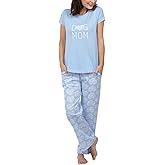 PajamaGram PJs For Women Set - Women Pajamas, Short Sleeve, 100% Cotton