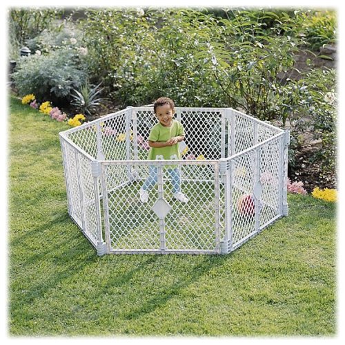 NORTH STATE IND 8666 Grey 6 Panel Play Gate