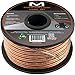 Mediabridge™ 14AWG 2-Conductor Speaker Wire (50 Feet, Clear) - Spooled Design with Sequential Foot Markings (Part# SW-14X2-50-CL)