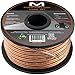 Mediabridge 14AWG 2-Conductor Speaker Wire (50 Feet, Clear) - Spooled Design with Sequential Foot Markings (SW-14X2-50-CL) primary