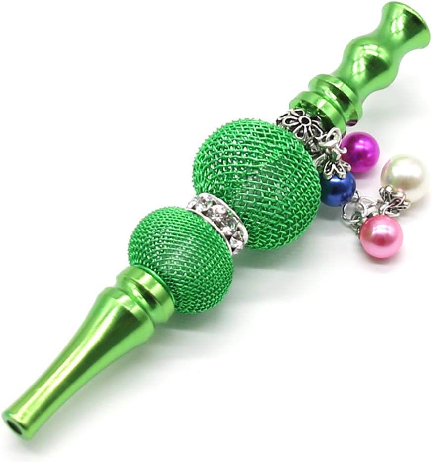 Boquilla Rebordeado Rhinestone Puede Ser Desmontado Y Montado Aleación Cachimba Boca Diamante De Arabia Hookah Shisha Narguile Árabe Boquilla Filtro Boquilla Cachimba,Style 6