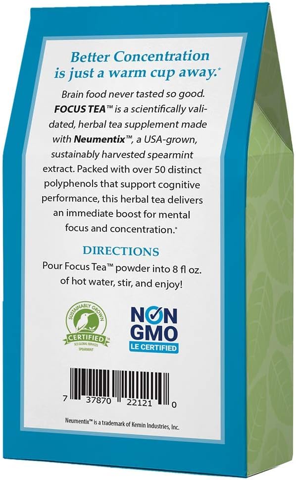 Life Extension Focus Tea 14 Stick Packs, 14 Gram: Health & Personal Care