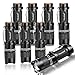 HAUSBELL Flashlights, Handheld Flashlights, Upgraded 7W Mini LED Flashlights, Tactical Flashlights High Lumens, Zoomable 3 Modes Flash Light for Kids Indoor Outdoor Hiking Camping, 8 Pack