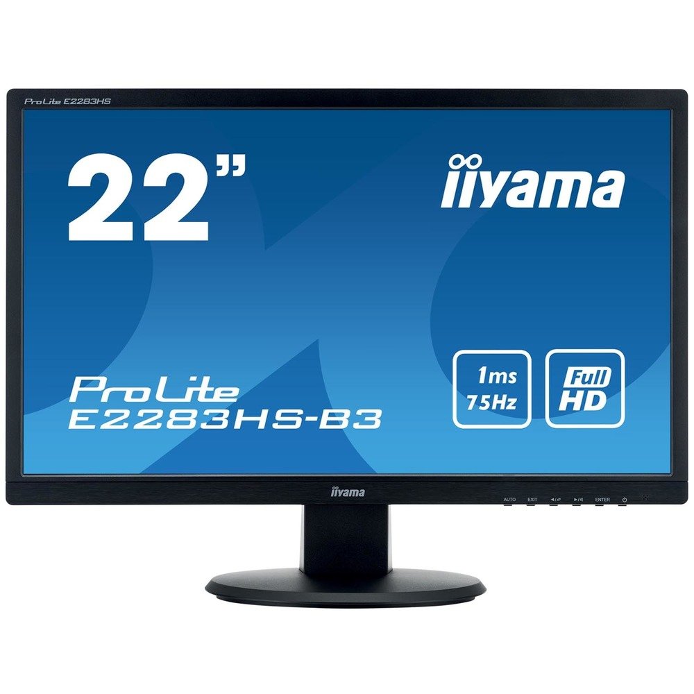 iiyama E2283HS-B3 22" ProLite HD LED Monitor - Black