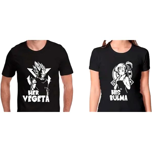 pijama playeras para novios de goku