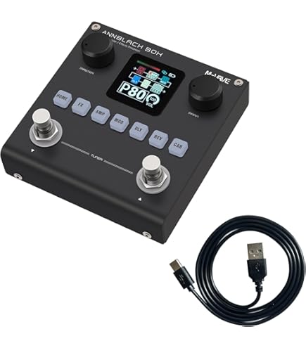 M-VAVE Guitar Multi-Effects Processor Pedal with 80+ Built