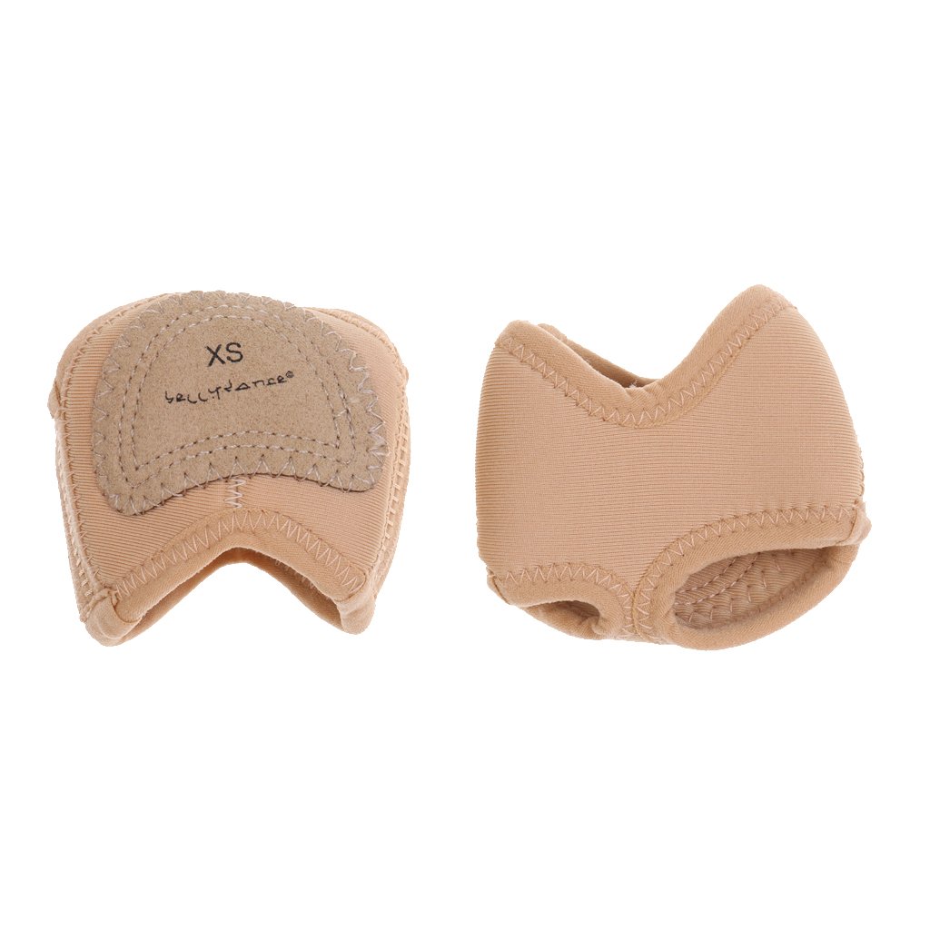 magideal neoprene half sole dance shoes foot thong ballet rhythmic gymnastics slipper