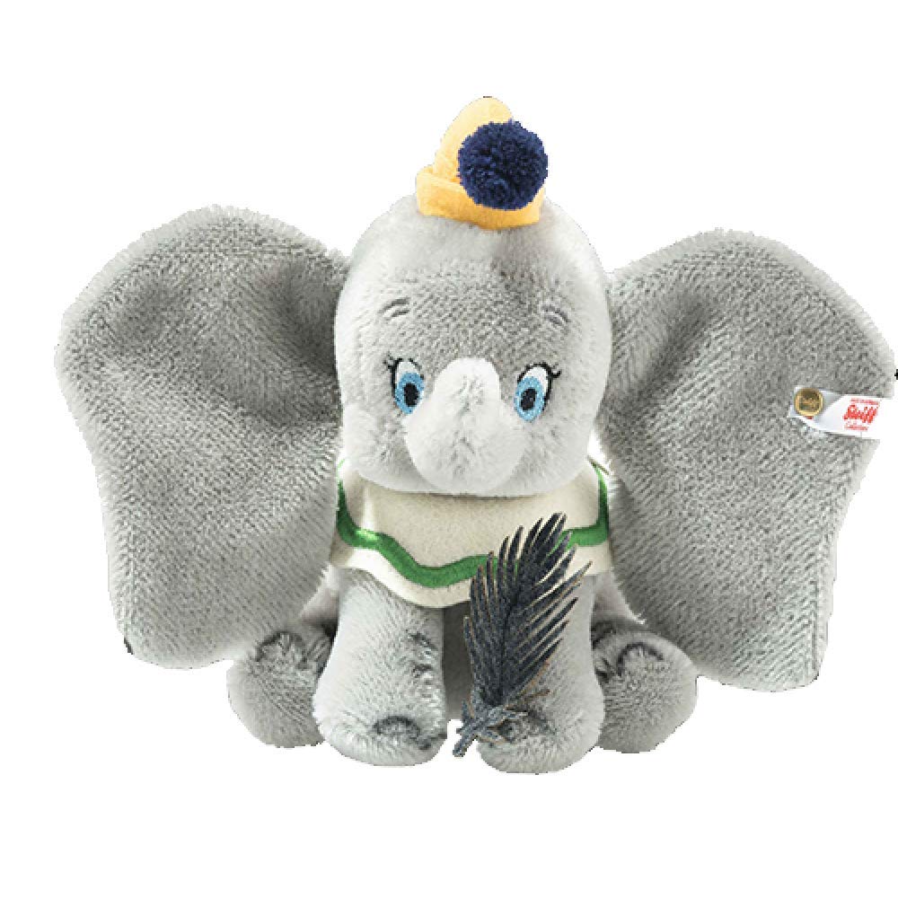 Steiff Dumbo 14cm with Collar, Feather and Hat with Pom Pom - 683763