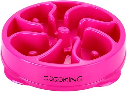 Gogo King Outward Hound Fun Bowl Slow Dogs Mulberry Feeder Slow