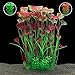 QUMY Large Aquarium Plants Artificial Plastic Fish Tank Plants Decoration Ornament for All Fish