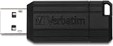 Verbatim 49065 Pinstripe 64GB USB Drive Black Sliding Connector Fast Transfer view 8
