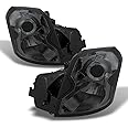 AKKON - For 2003-2007 Cadillac CTS Halogen Type Smoked OE Replacement Headlights Driver/Passenger Head Lamps Pair New