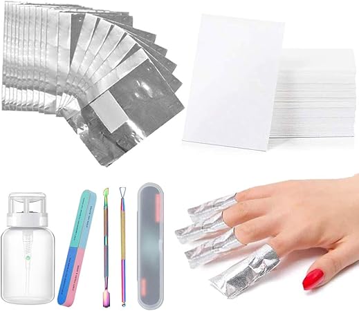 Amazon Lattcure ネイルオフ リムーバー セット 足 指ネイル用品 ジェルネイル アセトン オフセット コットン コットン付きアルミホイル 300枚 使い捨て コットン 900枚 リムーバー保管ボトル ネイルファイル ネイルオフプッシャー付き Lattcure リムーバー 通販