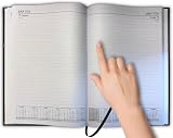 PaulStore 2026 Page A Day Diary A4 A5 A6 Hard Backed Blue view 3