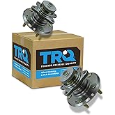 TRQ Rear Left and Right Wheel Bearing and Hub Assembly Set 2 Piece Compatible with 2006-2009 Hyundai Sonata 2006 Kia Optima 4 Wheel ABS Brakes 5 Lug Wheels 2007-2008 Optima 2009-2010 Optima