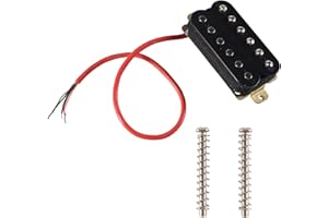 Bloepum Electric Guitar Humbucker Pickups Bridge Alnico V Pickup Black