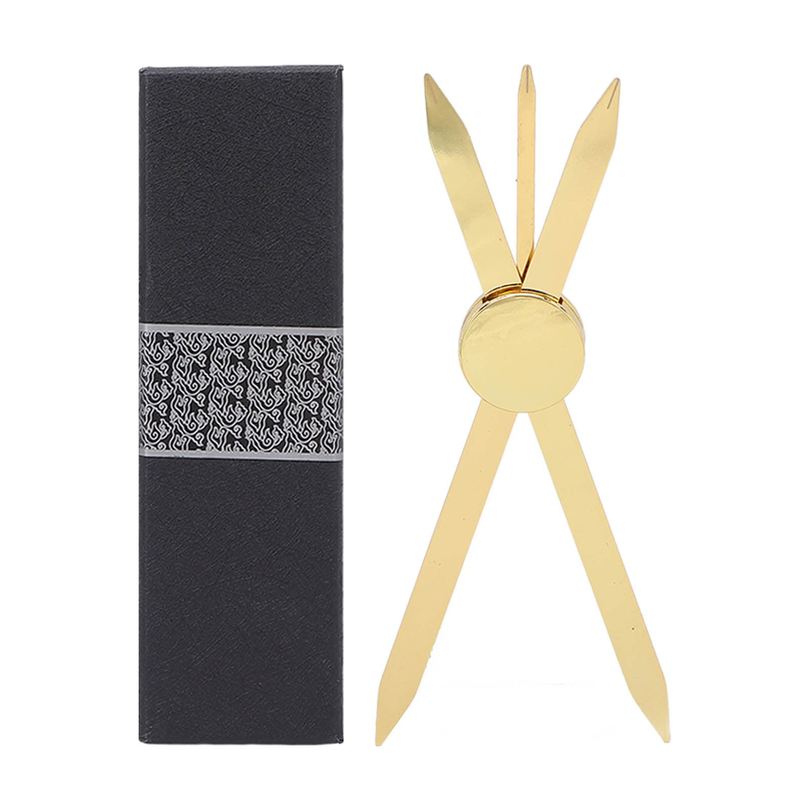 Gold Compass Eyebrow Ruler - Stainless Steel Adjustable Accurate Compass Brow Measuring Tool