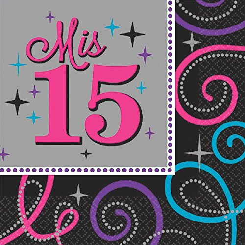 Luncheon Napkins | Mis Quince AÃ±os Collection | Birthday