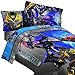 4pc Transformers Twin Bedding Set Optimus Prime Alien Machines Comforter and Sheet Set