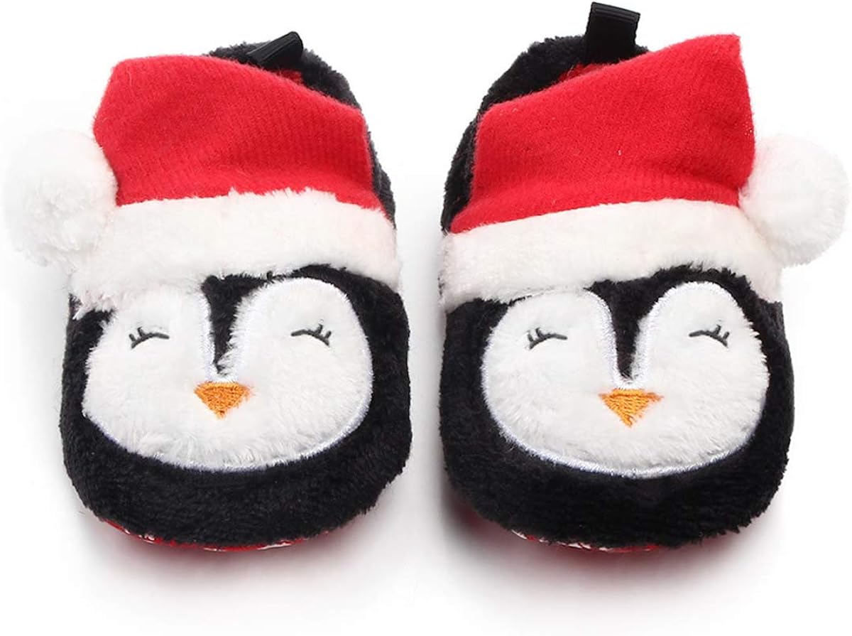 infant santa slippers