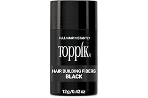 TOPPIK Hair Building Fibers,12 g, Fill In Fine or Thinning Hair, Instantly Thicker Looking, Multiple Shades for Men & Women
