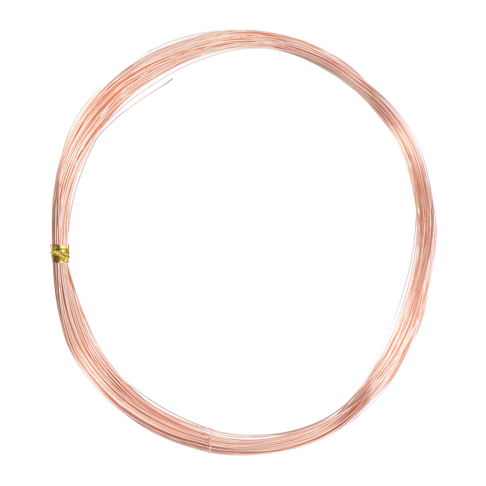 M METERXITY 99.9% Soft Copper Wire, 28 Gauge 49FT Pure Copper Wire for DIY Crafting/Jewelry Making/Gardening Plant/Beading, Craft Wire [0.3mm, 15M]