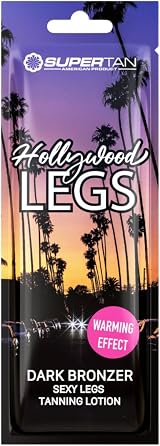 Supertan California Hollywood Legs Bronzer Pack of 10 x 10ml Dark Tan Thermo view 2