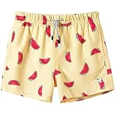 SURF CUZ Surfcuz Little Boys Swim Trunks UPF 50+ Toddler Beach Shorts Swimsuit Kids Quick Dry Swimwear