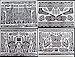 2 A3 SHEETS Self Adhesive Decal Stencils For Henna Temporary Tattoo Reusable DIY 126